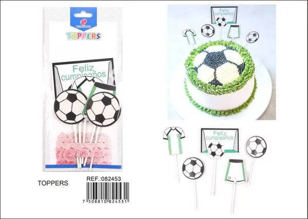 Globos metálicos temática fútbol