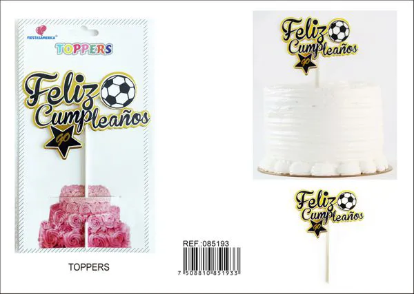 Globo metálico temática fútbol