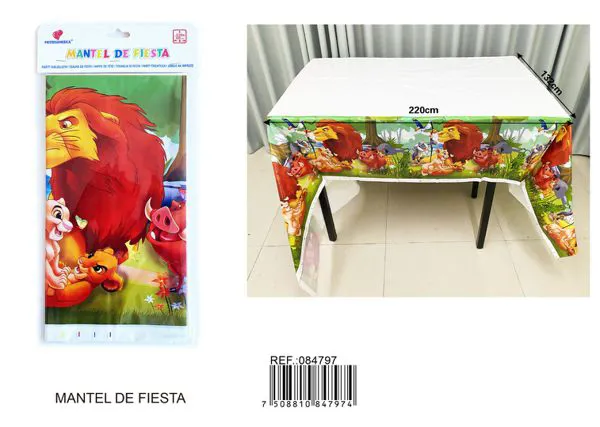 Mantel de fiesta temática animales