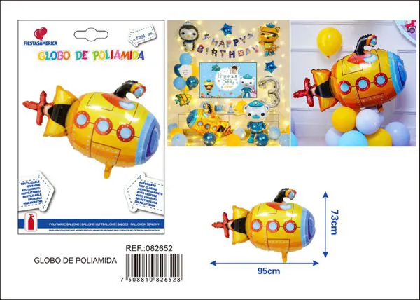 Globo metálico de submarino