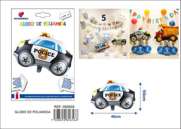 Globo metálico de patrulla