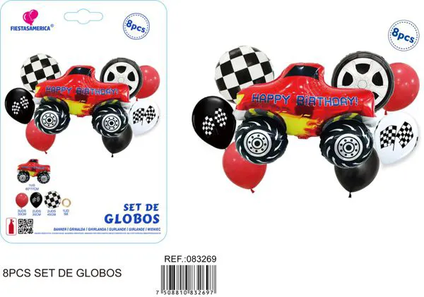 Globo metálico de camioneta pickup