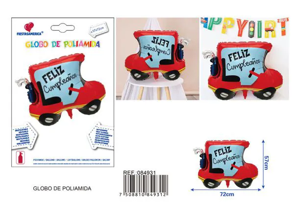 Globo metálico de carrito de golf