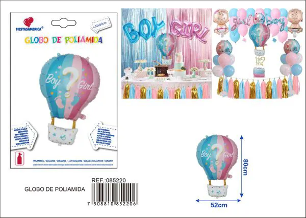 Globo metálico de globo aerostático
