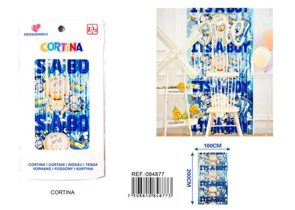 Cortina metálica de niña