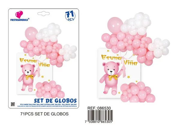 Globos metálicos set BABY