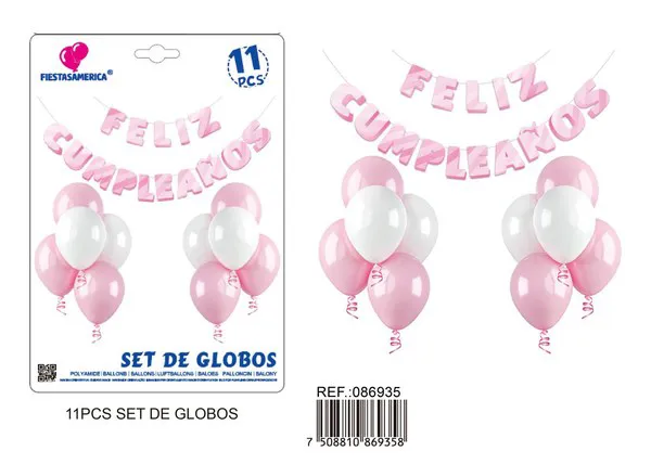 Guirnalda para baby shower niña