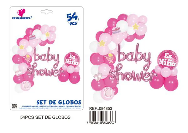 Kit de decoración baby shower niña
