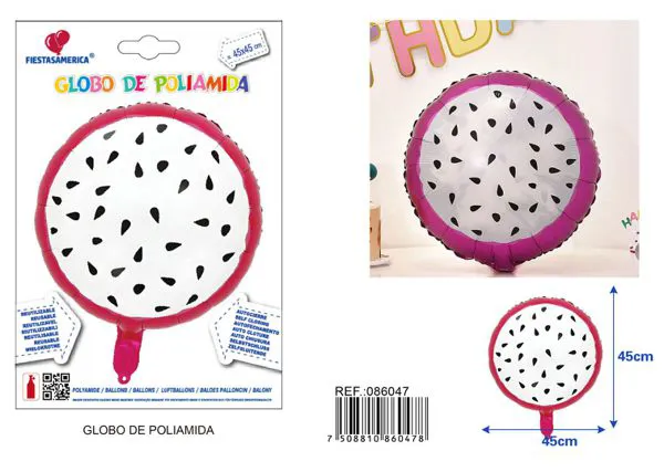 Globo metálico de pitaya