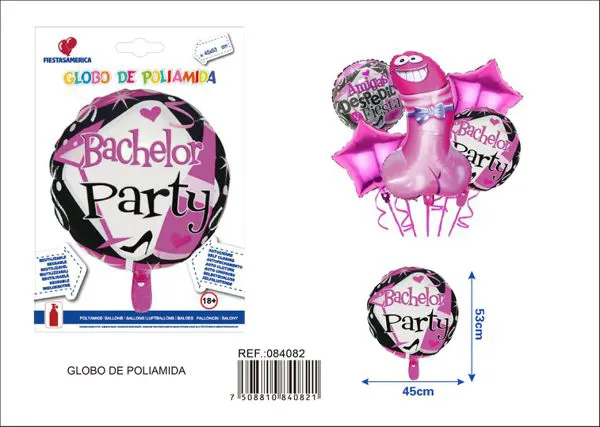 Globo metálico redondo despedida de soltera