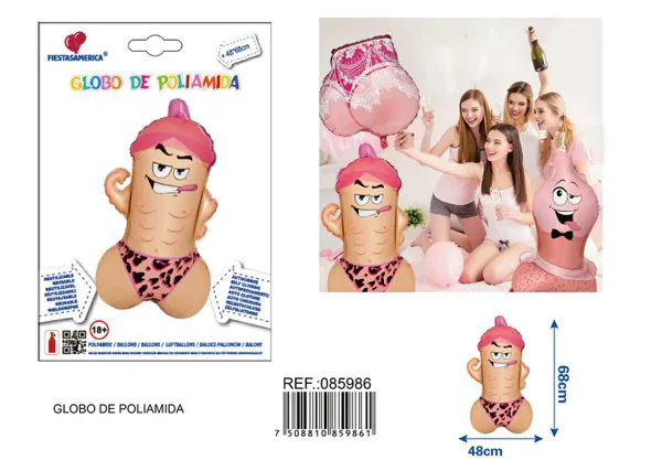 Globo metálico de leopardo rosa despedida de soltera