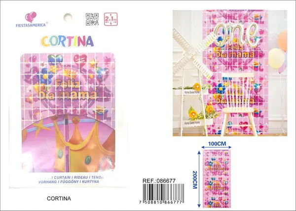 Cortina metálica para Día de las Madres
