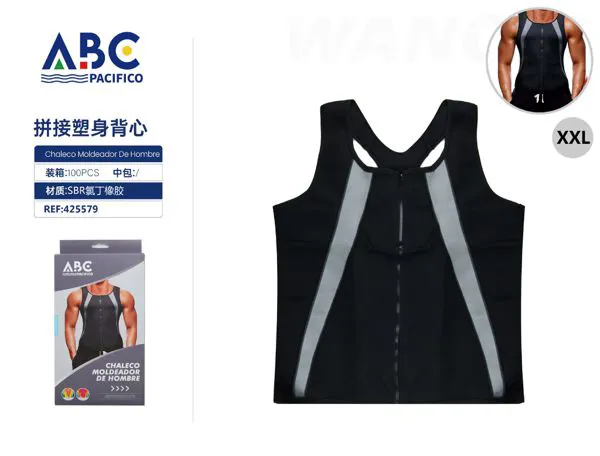 Camiseta deportiva moldeadora combinada