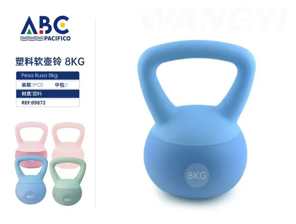 Kettlebell de plástico blando
