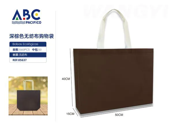 Bolsa de tela no tejida