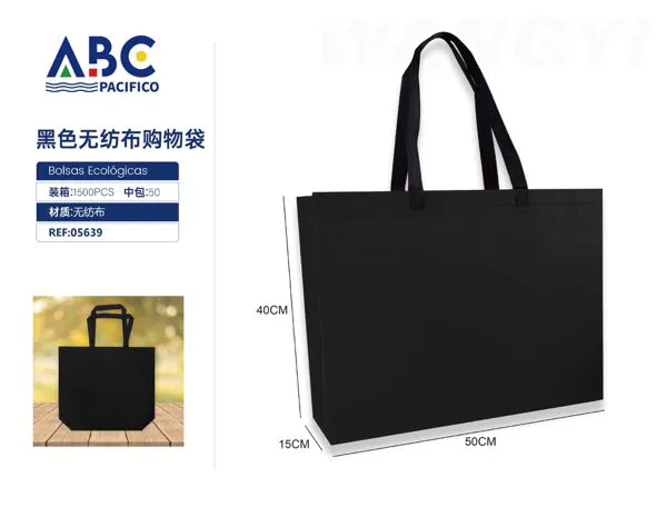 Bolsa de tela no tejida