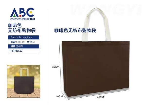 Bolsa de tela no tejida