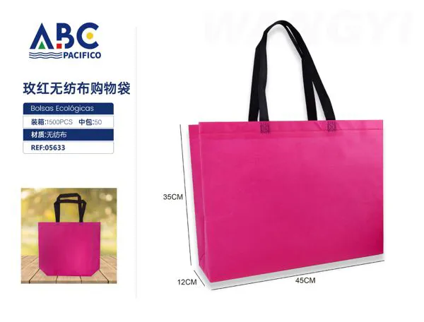 Bolsa de tela no tejida