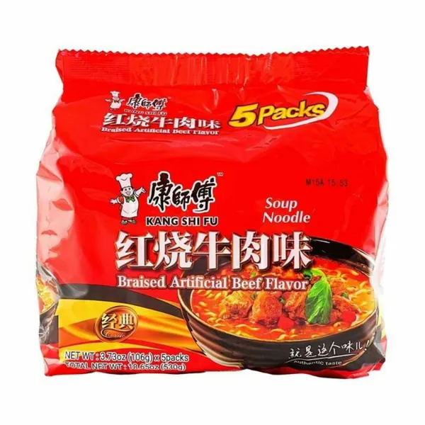 Sopa instantánea Kang Shifu sabor a res estofada (bolsa)