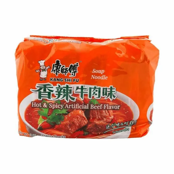Sopa instantánea Kang Shifu sabor a res picante (bolsa)