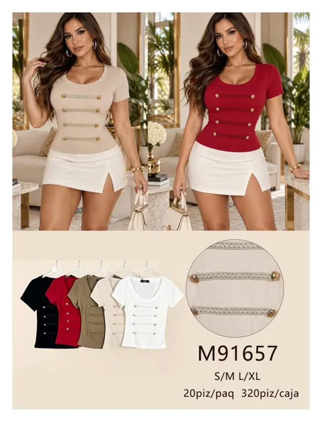 Blusa con botones