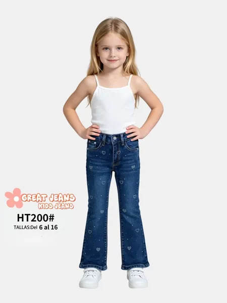 Jeans con corazones