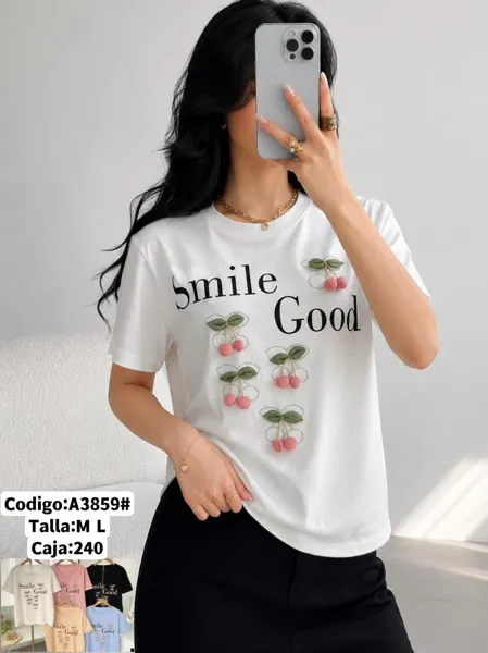Playera Smile Good