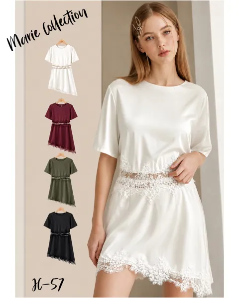Vestido con encaje