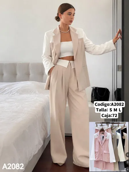 Conjunto de blazer y pantalón