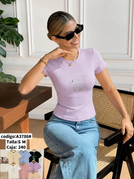 Playera con estampado