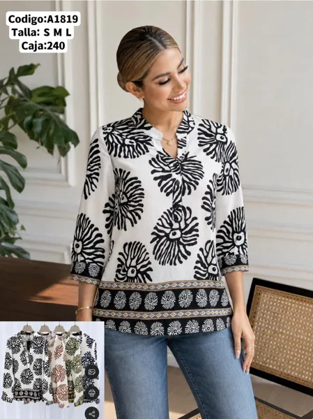 Blusa estampada