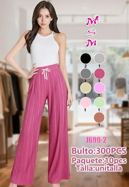 Pantalón plisado
