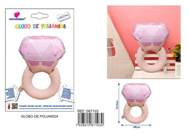 Globo de aluminio de anillo