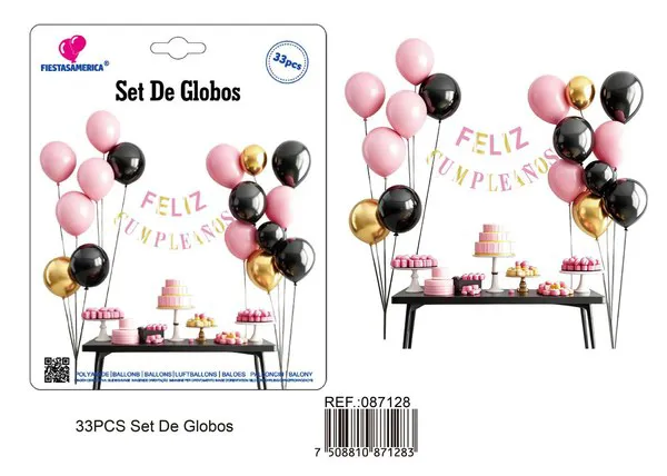 Set de globos decorativos