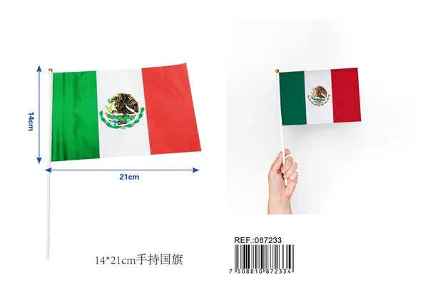 Bandera de mano de México