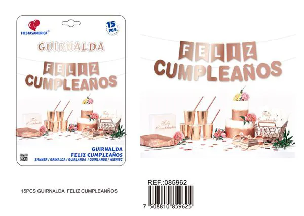 Guirnalda decorativa de fiesta en español