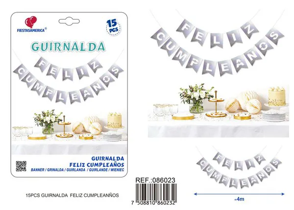 Guirnalda de Feliz Cumpleaños
