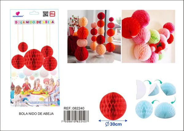 Bola de panal roja
