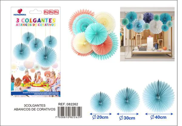 Flor de papel azul