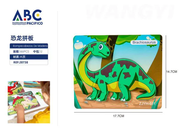 Rompecabezas de dinosaurios
