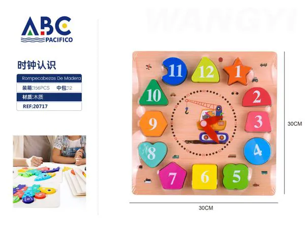 Rompecabezas para aprender el reloj