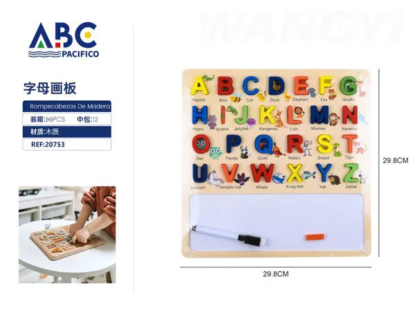 Rompecabezas tablero de letras