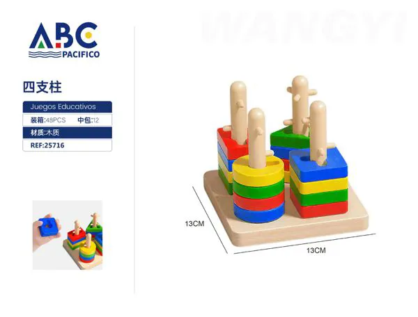 Bloques de construcción de cuatro columnas
