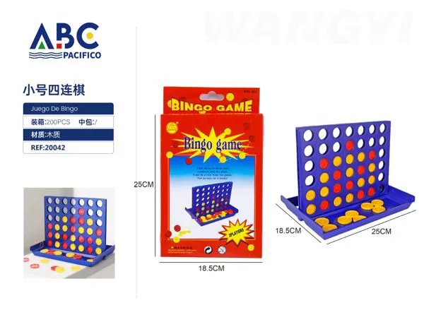 Juego de mesa Cuatro en línea pequeño
