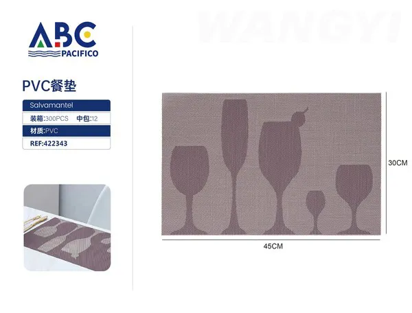 Mantel individual de PVC