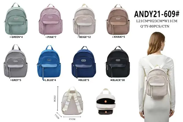 Mochila de nailon para mujer