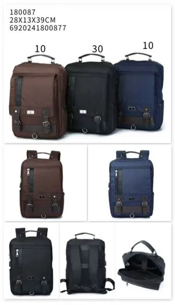 Mochila casual de oxford para hombre