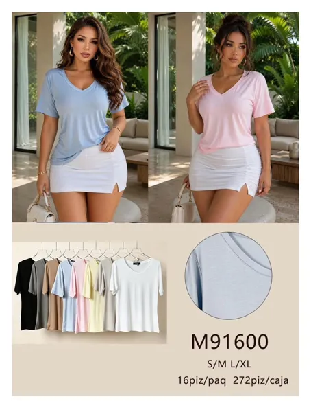 Blusa cuello V