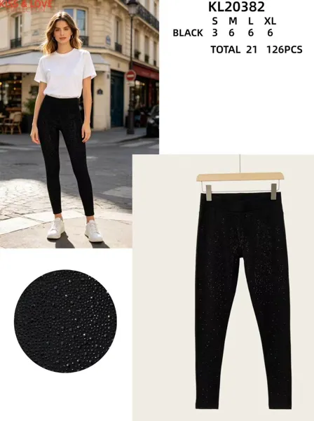 Leggings con pedrería