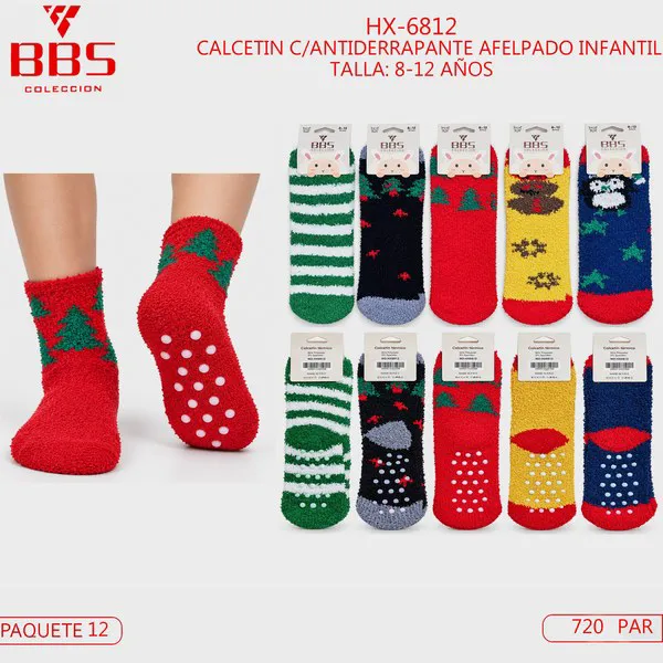 Calcetines afelpados infantiles